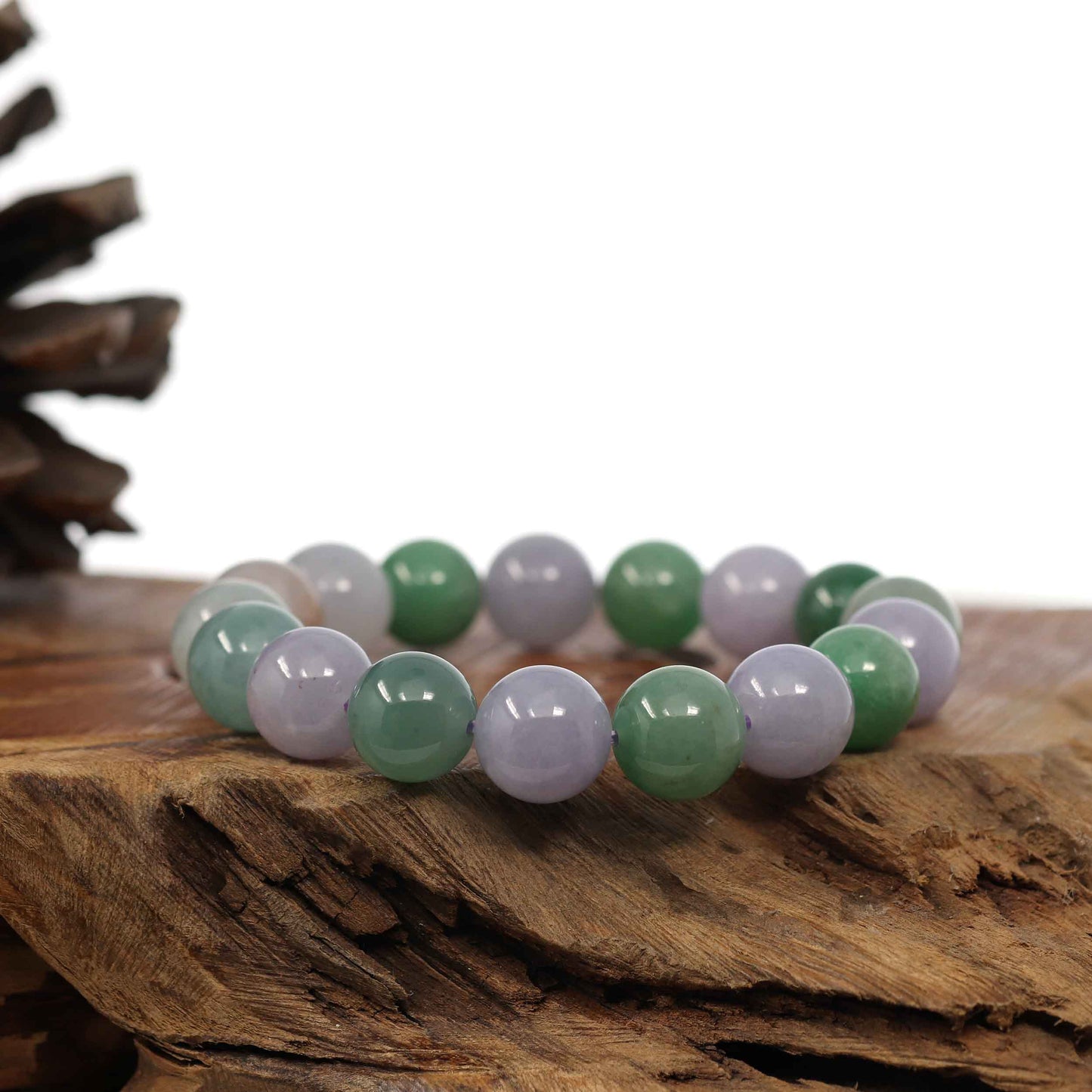 Ombre — Beaded jade bracelet | seree