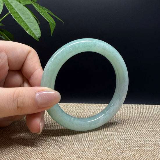 Genuine Burmese Green Jade Jadeite Bangle Bracelet ( 58mm )