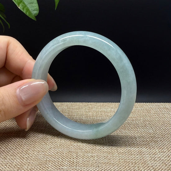 Genuine Burmese Green Jade Jadeite Bangle Bracelet ( 50.8mm )