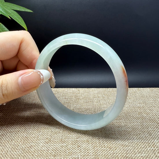 Load image into Gallery viewer, Genuine Burmese Yellow Green Jade Jadeite Bangle Bracelet ( 58.2mm )
