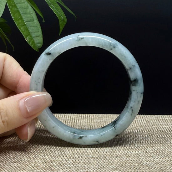 Genuine Burmese Green Jade Jadeite Bangle Bracelet ( 58mm )