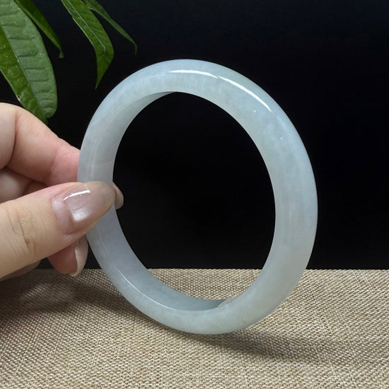 Genuine Burmese Green Jade Jadeite Bangle Bracelet ( 62.2mm )