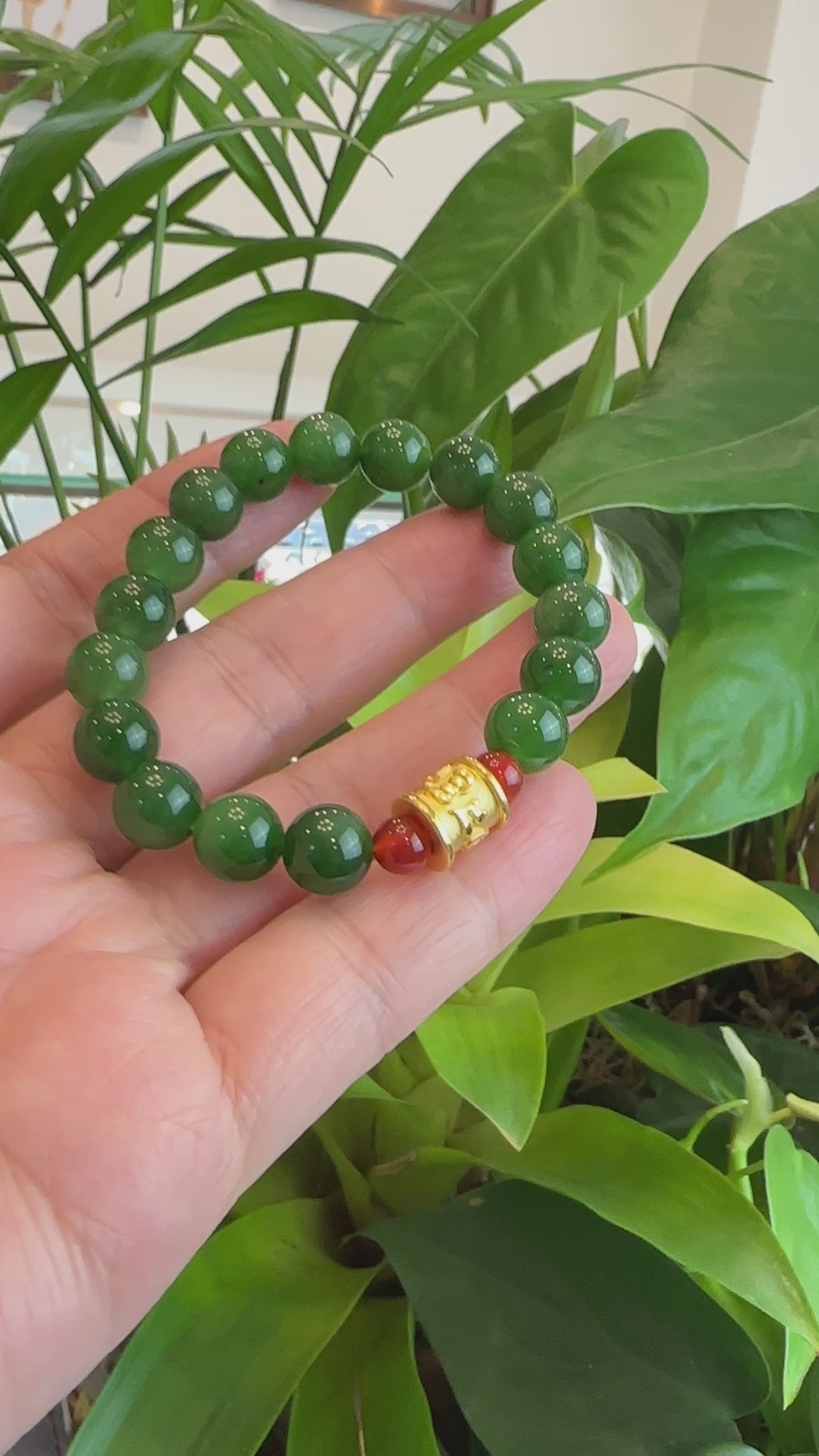 Natural Green Jade Adjustable Bracelet For Men & Women - Original Yellow Jade  Bracelet for Financial Luck, Positive Effect, Yoga, HEALTH & WEALTH
