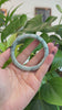 RealJade® Co. Burmese Blue-Green Jade Jadeite Bangle Bracelet (59.36 mm) T171