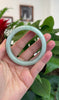 RealJade® Co. "Classic Bangle" Genuine Burmese Green Jadeite Jade Bangle Bracelet (57.15mm) #T215