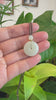 RealJade® Co. "Ping An Kou" "Love" White Nephrite Jade Lucky KouKou Pendant Necklace