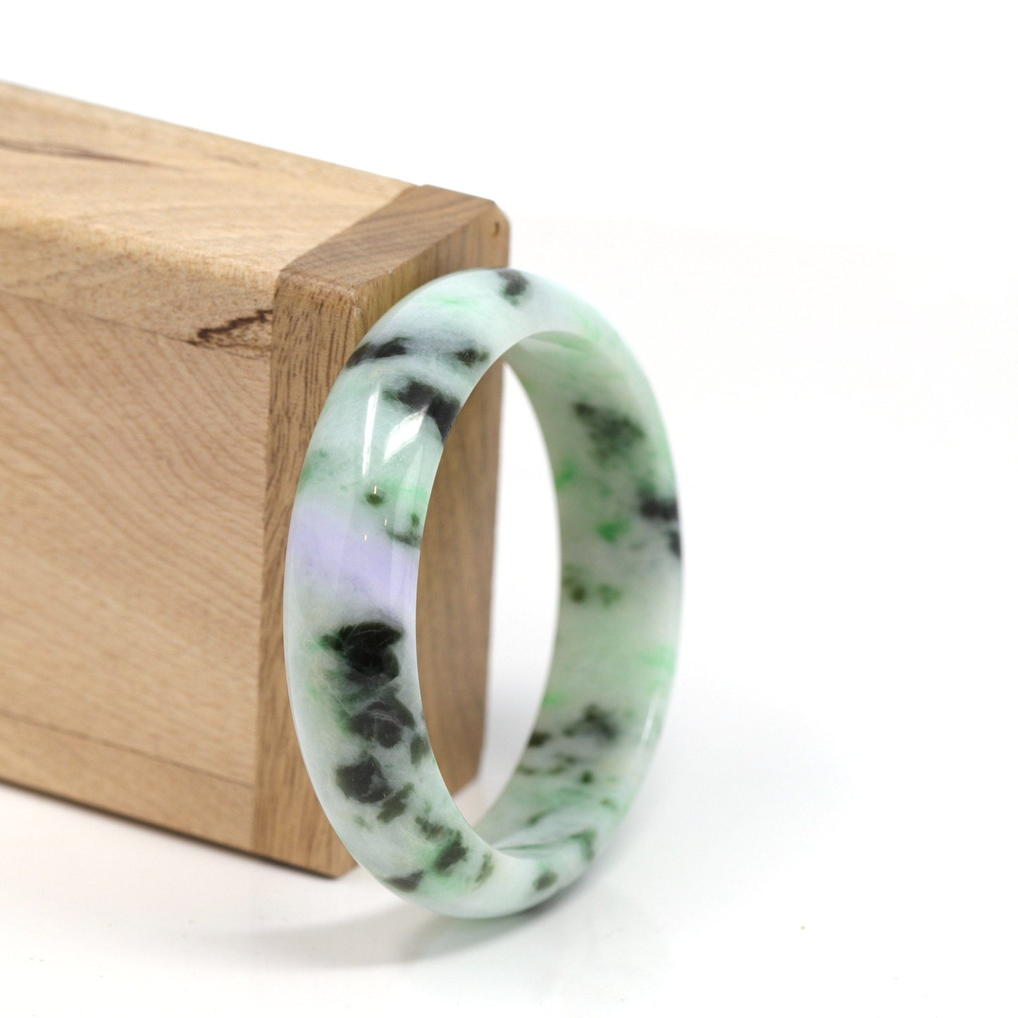 Natural Burmese Jadeite Jade Bangle Bracelet |  | Real Jade Bangle | Happy Valley, Oregon