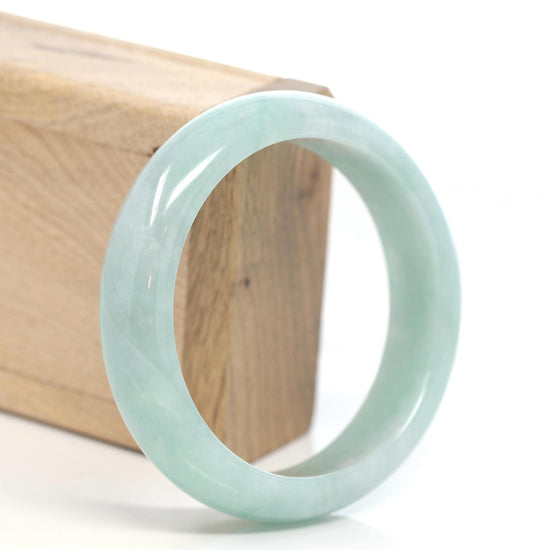 Genuine Burmese Green Jadeite Jade Bangle Bracelet