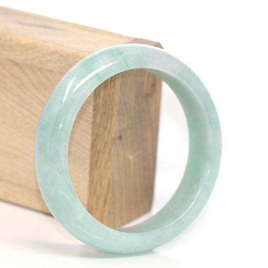 Genuine Burmese Green Jadeite Jade Bangle Bracelet